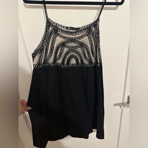Zara mini dress with cute mesh top